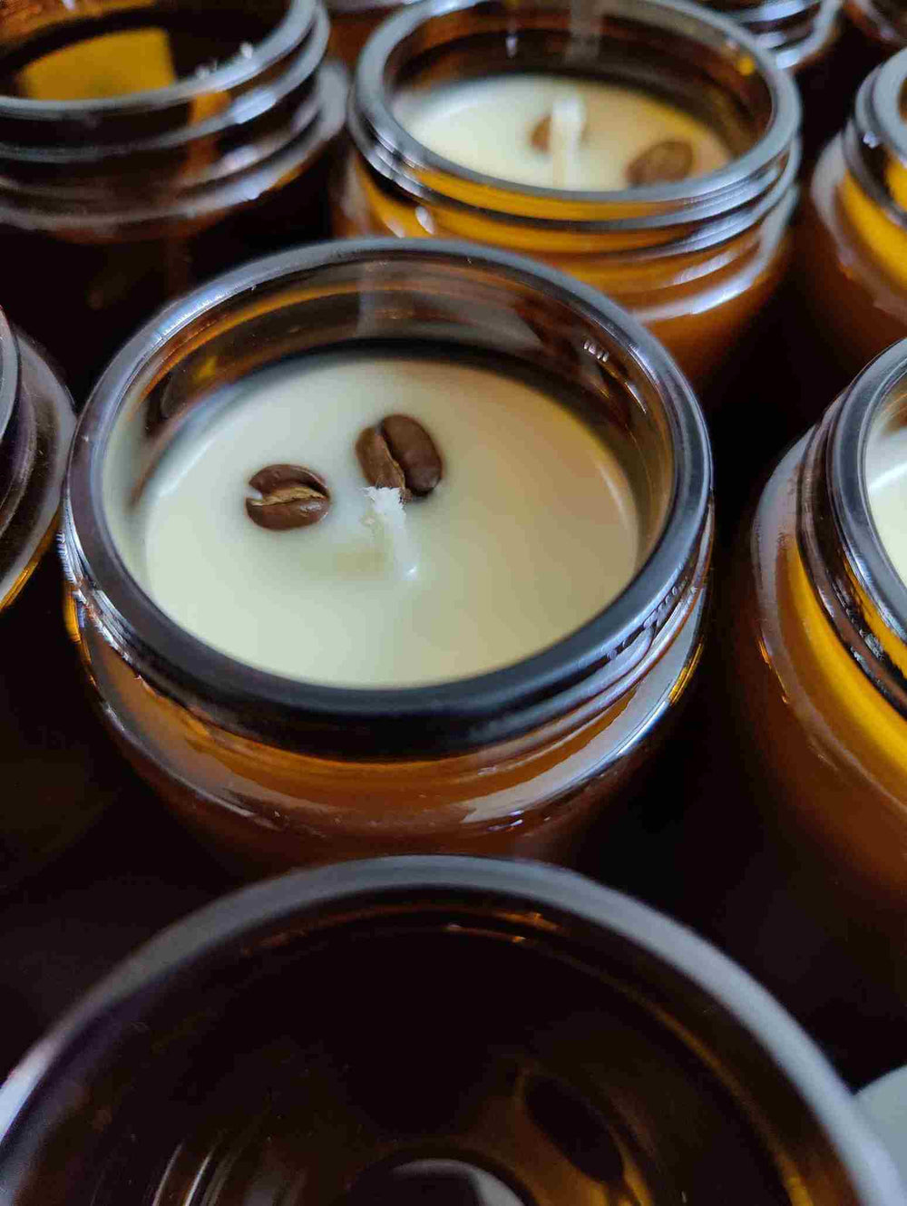 Coffee scent soy jar candle I Vegan candle - EarthBased 