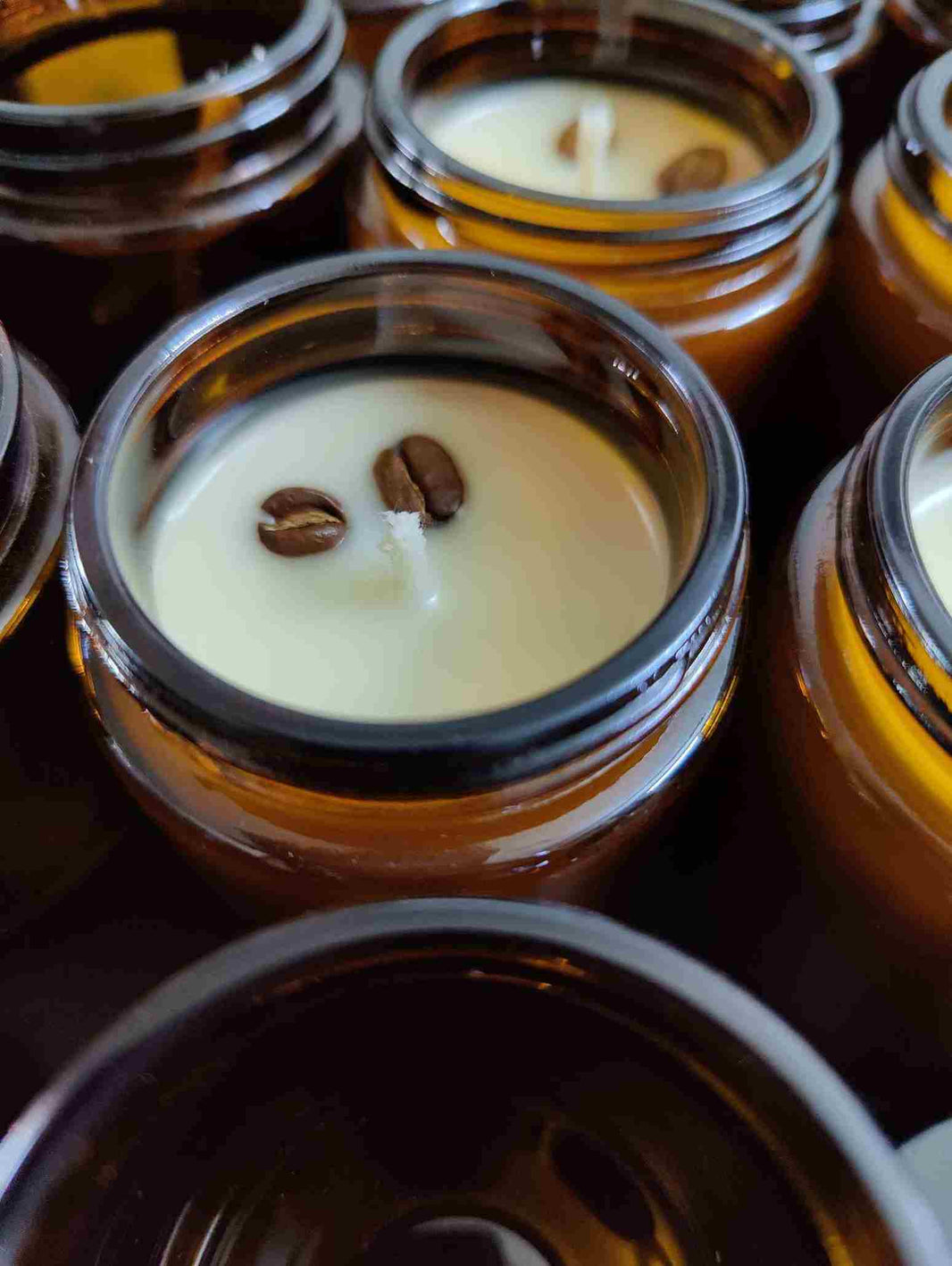 Coffee scent soy jar candle I Vegan candle - EarthBased 