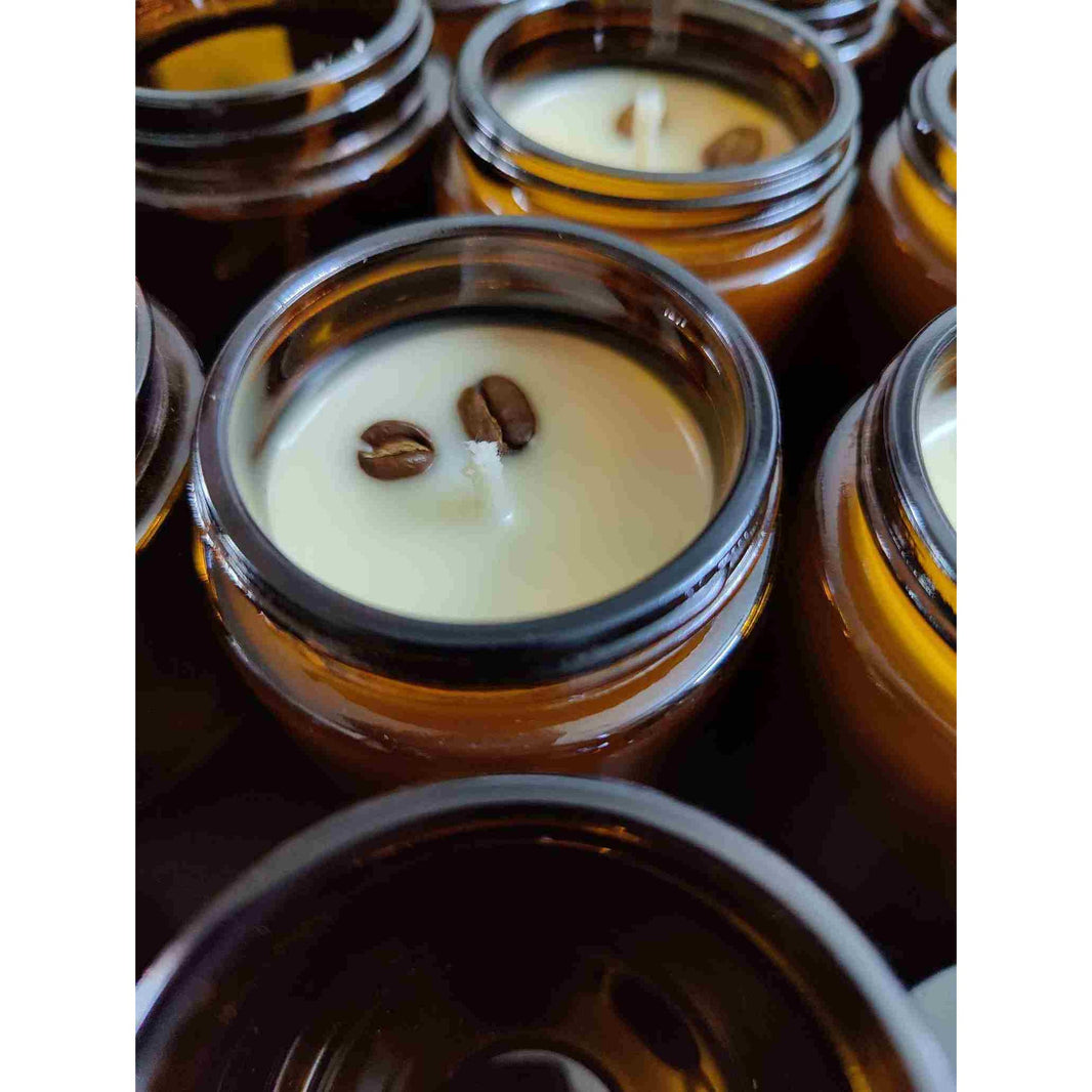 Coffee scent soy jar candle I Vegan candle - EarthBased 