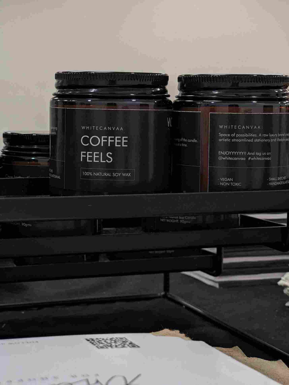 Coffee scent soy jar candle I Vegan candle - EarthBased 