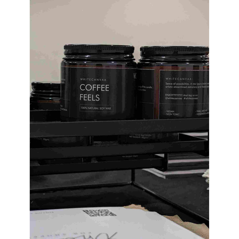 Coffee scent soy jar candle I Vegan candle - EarthBased 