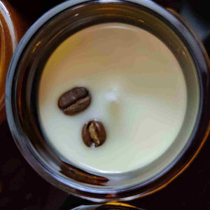 Coffee scent soy jar candle I Vegan candle - EarthBased 
