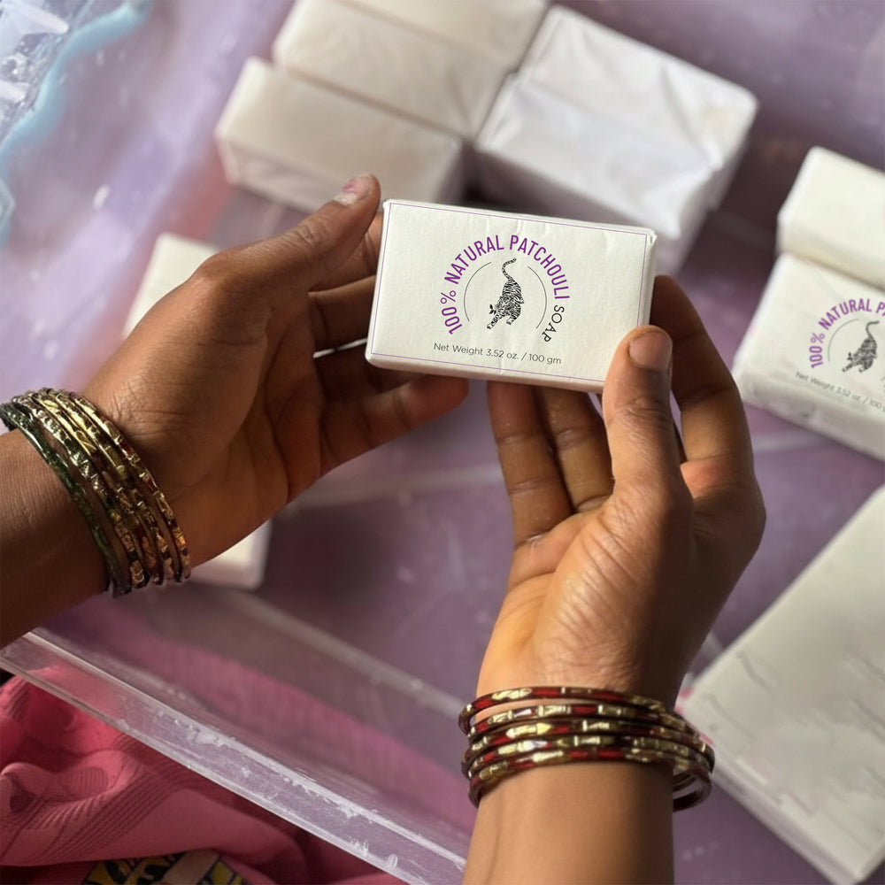 100% Natural Patchouli Soap | Pack of 2 - EarthBased 