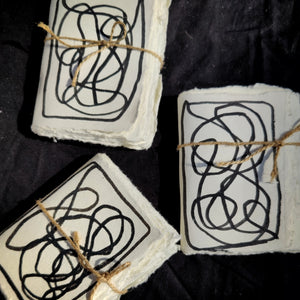 Compact Handmade Therapeutic Journal I Brain Dump - EarthBased 