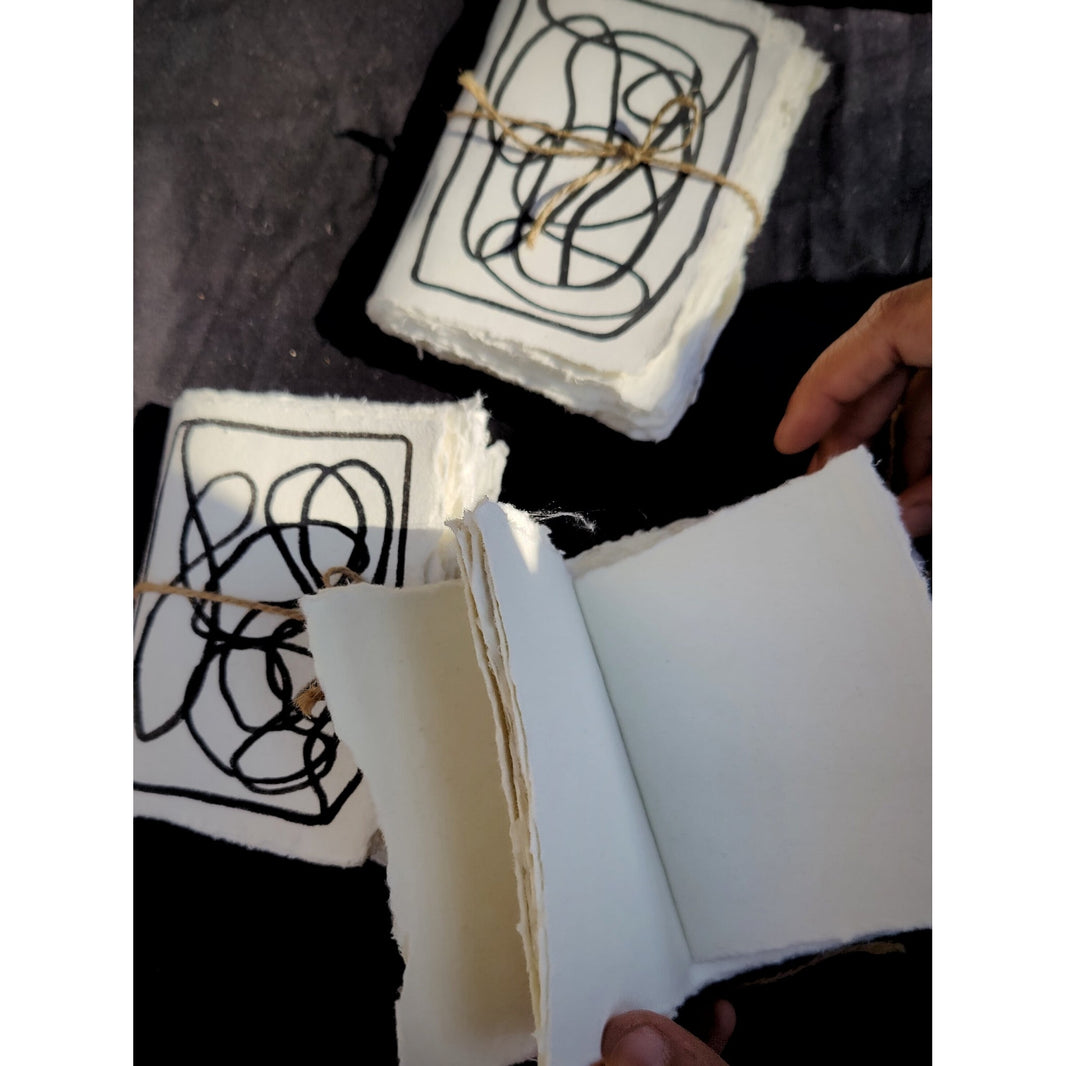 Compact Handmade Therapeutic Journal I Brain Dump (Pack of 2)) - EarthBased 