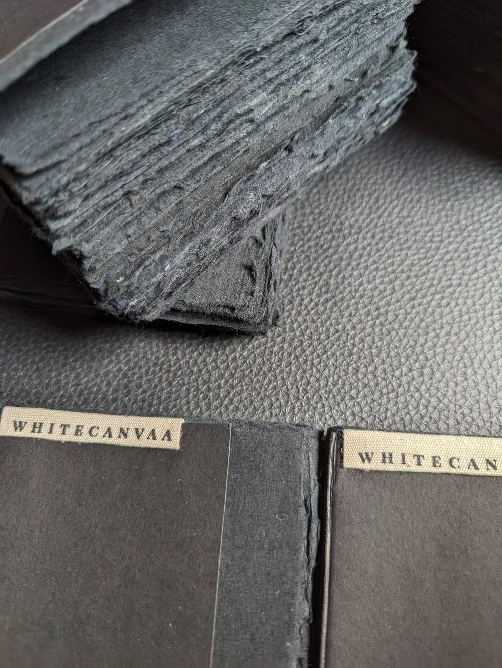 Black Paper Travel Journal I Compact pocket Diary - EarthBased 