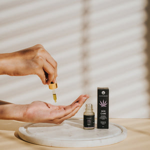 CannaBliss SKIN CARE (with 0.5% Cannabis Leaf Extract + Argan & Rosehip - Oil + Hemp Seed Oil) - 10 ML - EarthBased 