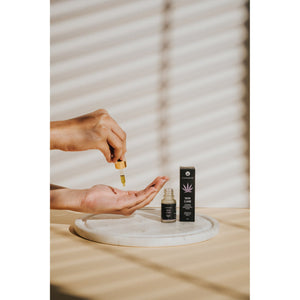 CannaBliss SKIN CARE (with 0.5% Cannabis Leaf Extract + Argan & Rosehip - Oil + Hemp Seed Oil) - 10 ML - EarthBased 