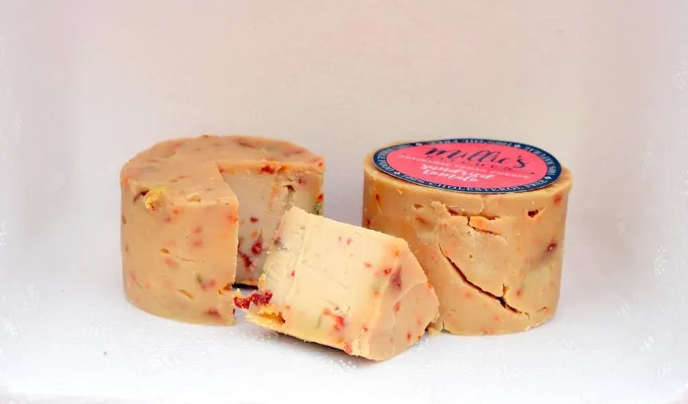 Sundried Tomato Wheel | Millie's Vegan Cheese - EarthBased 