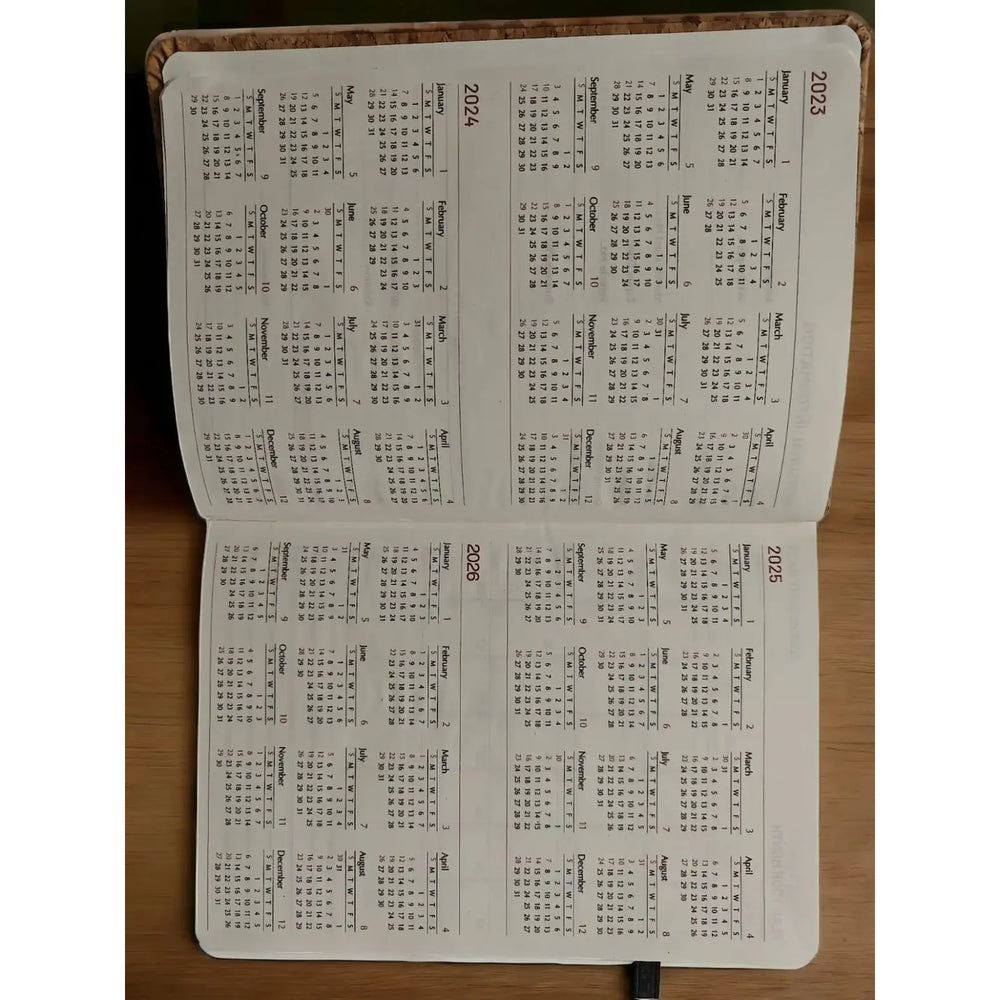 Cork Planner with Bamboo pen | ONEarth - EarthBased 