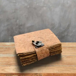 Cork & Recycled Paper Jumbo Journal | ONEarth - EarthBased 