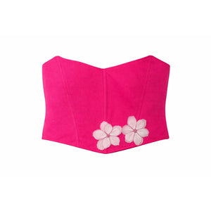 JOD floral corset top styled for a party look