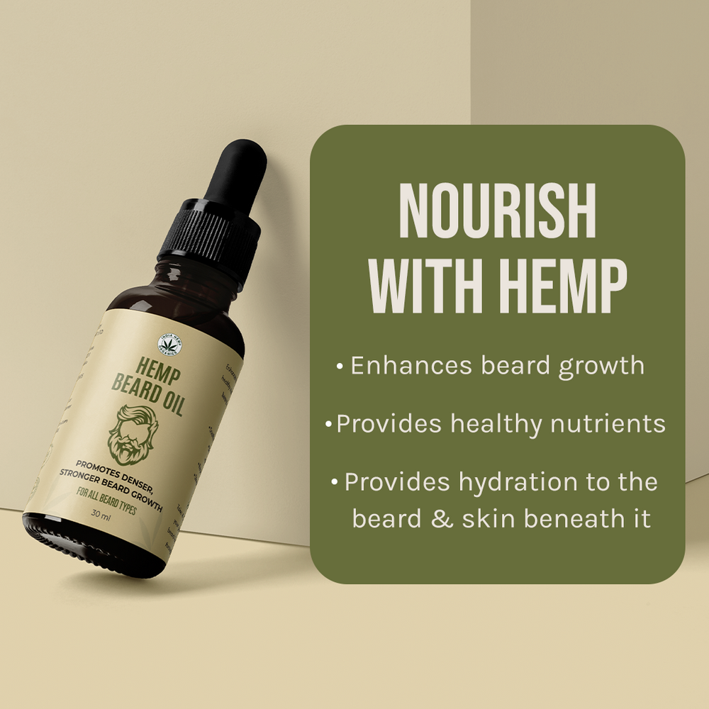 Hemp Beard Oil - EarthBased 