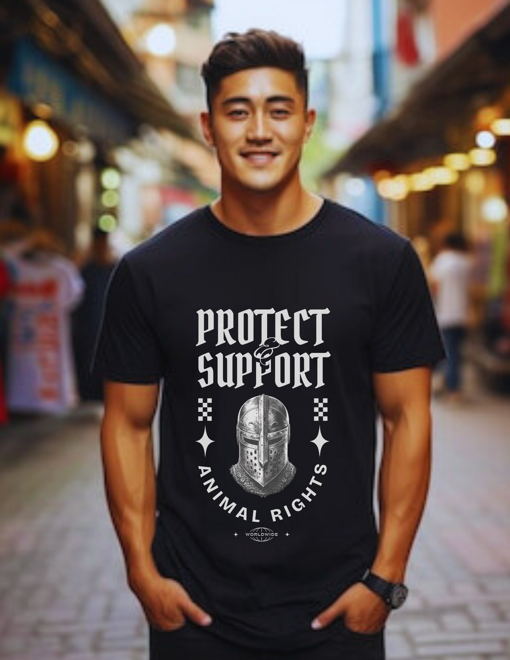 Protect & Support Animal Rights (Male) — Earthbased
