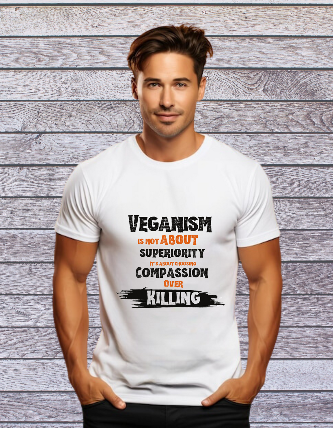 Sustainability is not about Superiority (Male) — Earthbased, view 2