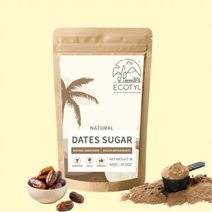 Ecotyl Dates Sugar | Natural Sweetener | Rich in Minerals | 300g - EarthBased 
