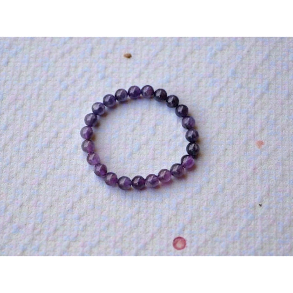 Onearth Certified Amethyst Natural Crystal Bracelet (certified) - EarthBased 