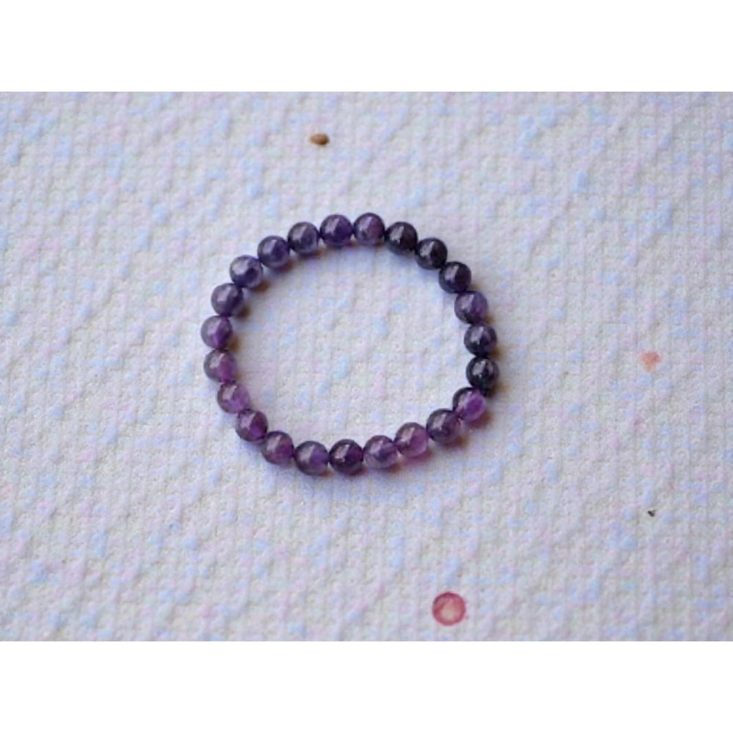 Onearth Certified Amethyst Natural Crystal Bracelet (certified) - EarthBased 