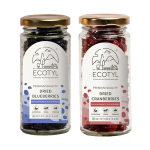 Dried Blueberres & Dried Cranberries Combo - EarthBased 