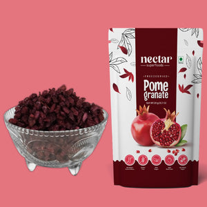 NECTAR SUPERFOODS- FREEZE DRIED POMEGRANATE  WHOLE- PACK OF 2 UNITS 20 GM EACH - EarthBased 