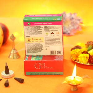 Juhi Dhoop Cones | Made from Temple Flower | Gulessence - EarthBased 