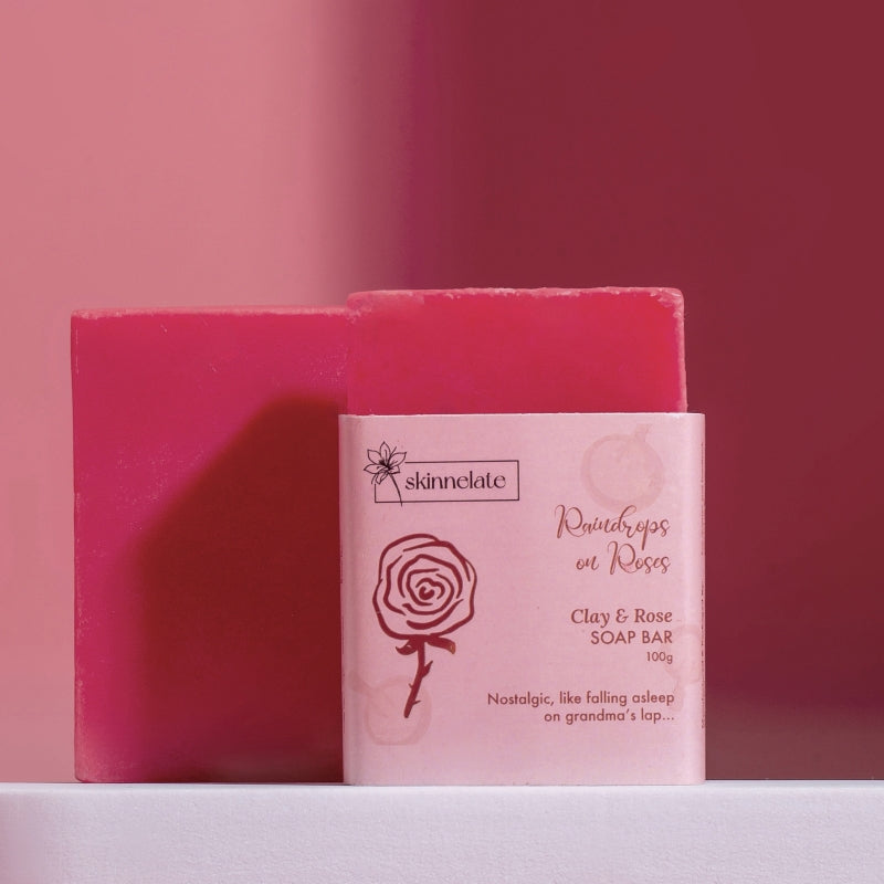 Raindrops on Roses Soap Bar | 100g | Pack of 2