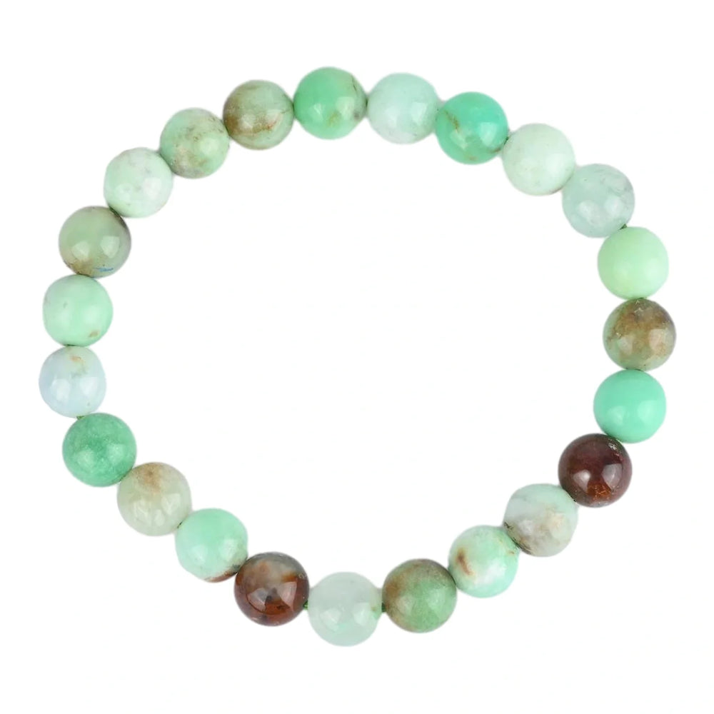 Natural Chrysoprase Bracelet – Healing, Abundance & Heart Energy - EarthBased 