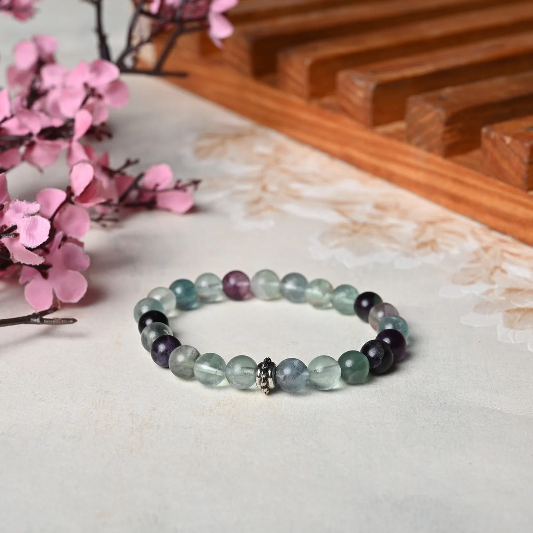 Healing stone Flourite Bracelet - EarthBased 