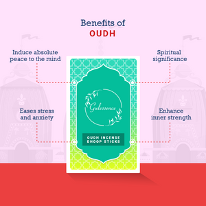 Oudh Bamboo Less Incense Dhoop Sticks | Made from Temple flowers | Gulessence - EarthBased 