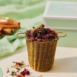 Brass Tea Strainer Basket - EarthBased 