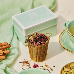 Brass Tea Strainer Basket - EarthBased 