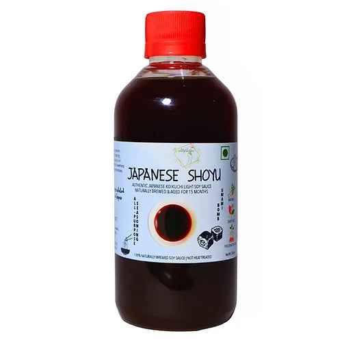 Japanese Shoyu Koikuchi Style Soy Sauce, Naturally Brewed in India under Japanese Guidance, No Preservatives, No Chemicals, No Flavor Enhancer by Posh Flavors - EarthBased 
