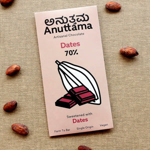 Dates | 70% Cocoa | by Anuttama - EarthBased 