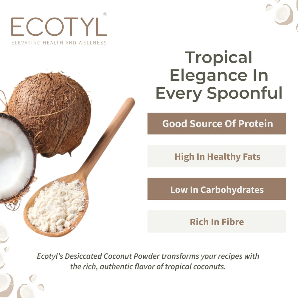 Desiccated Coconut Powder | Ecotyl - EarthBased 
