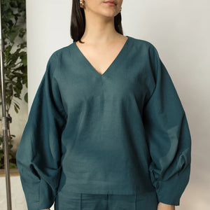 Dramatic Sleeve Blouse - EarthBased 