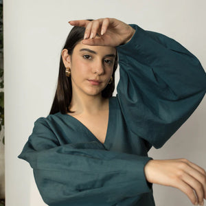 Dramatic Sleeve Blouse - EarthBased 