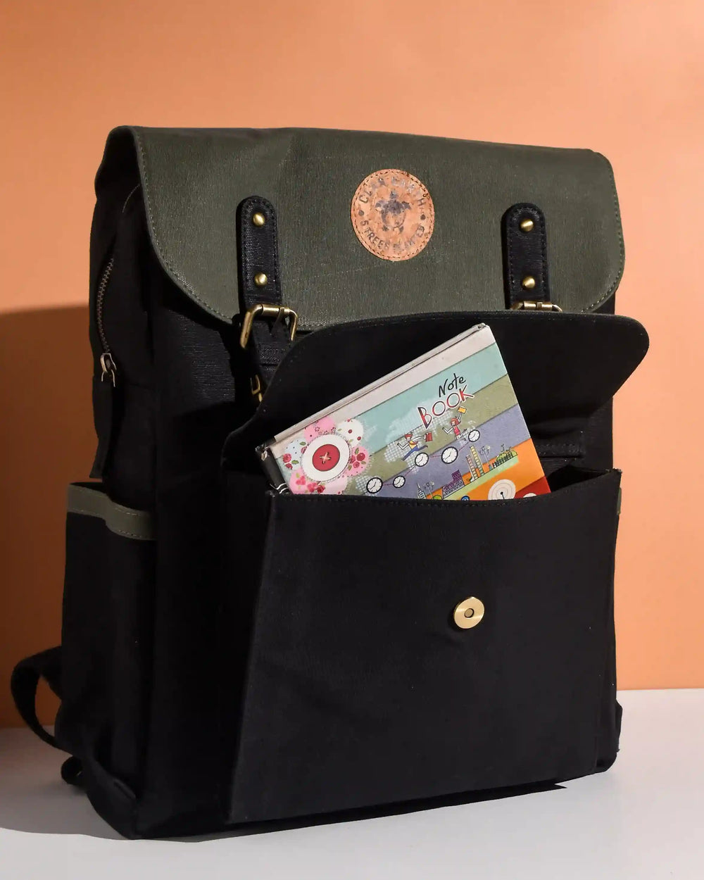 Dugong Backpack- Royal Blue & Charcoal Black | Clan Earth - EarthBased 