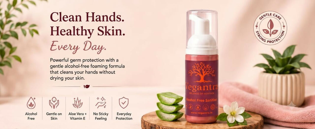 Vegantra Alcohol Free Foam Hand Sanitizer 50ml