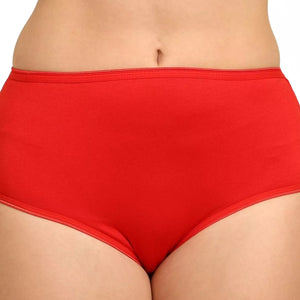 Bamboo Fabric Women's Hipster Panty | Red and Black | Pack of 2 - EarthBased 