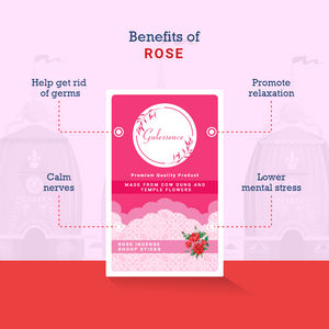 Gulessence Loban, Rose, Jasmine Bambooless Dhoop Sticks | Pack of 3 - EarthBased 