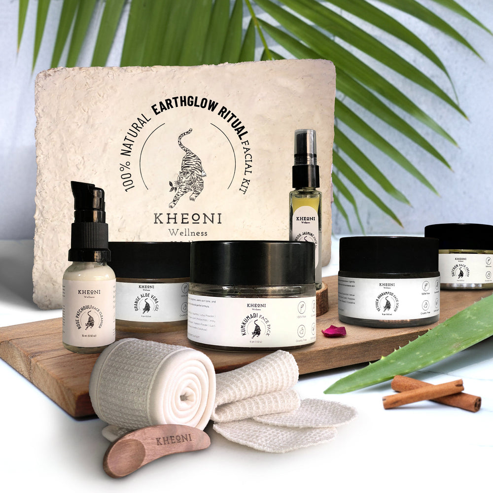 100% Natural Earthglow Ritual Facial Kit - EarthBased 