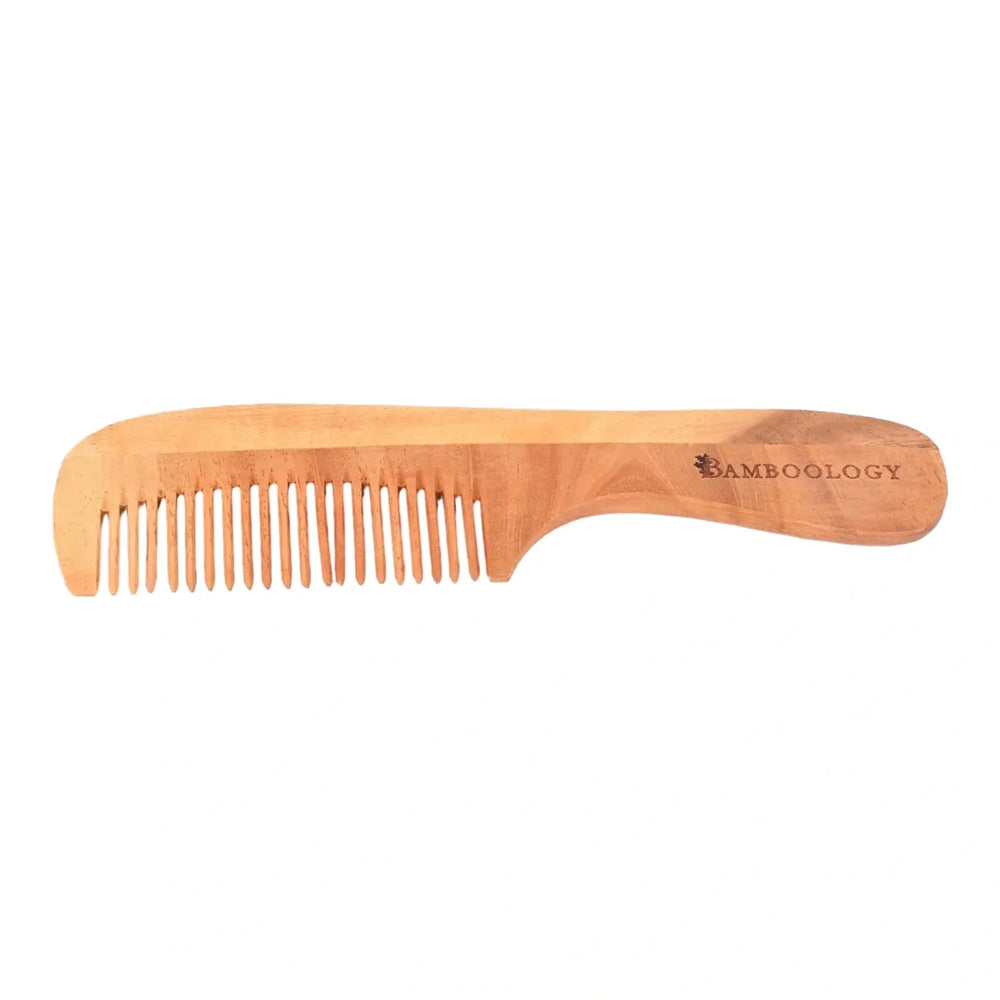 Eco-Friendly Bamboo Comb (Kanghi) – Natural, Anti-Static & Sustainable Hair Care - EarthBased 