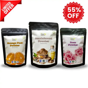 Eco vann Radiant Beauty Combo: Sandalwood, Orange Peel, and Rose Powder - EarthBased 