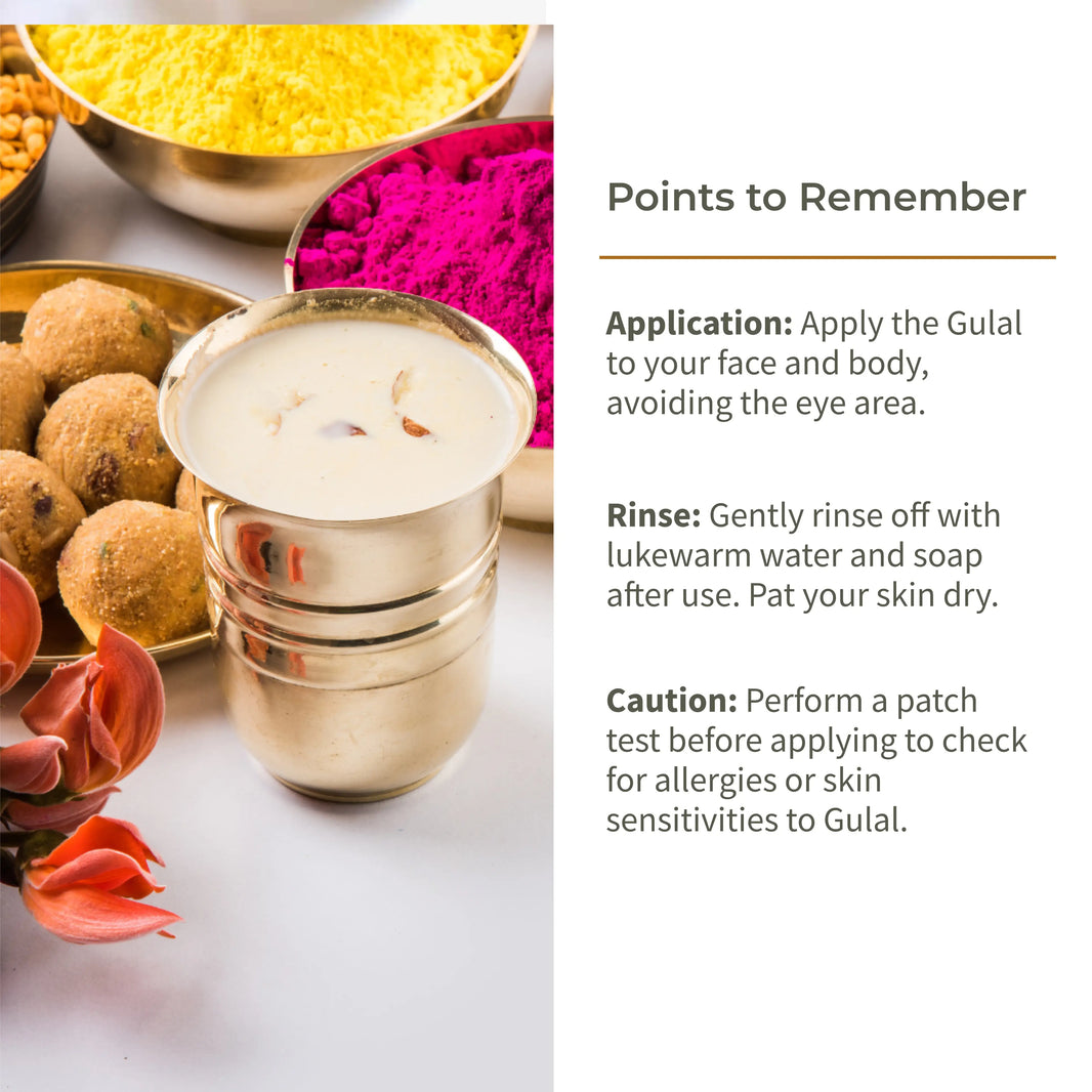 Ecotyl Herbal Gulal | Floral Color & Skin Friendly | Set of 4 Colors (100g Each)