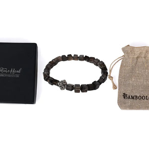Embrace Tranquility with our Smoky Quartz Healing Gemstone Bracelet - EarthBased 