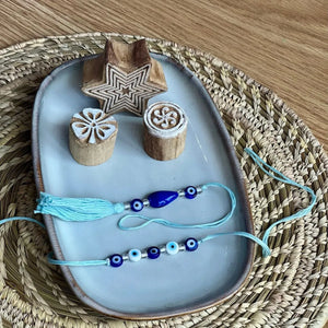 The Good Route Evil-eye Rakhi & Lumba set - EarthBased 