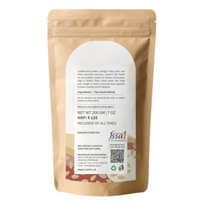 Ecotyl Flax Seeds - Set of 2 | Unroasted | 2 x 200g - EarthBased 