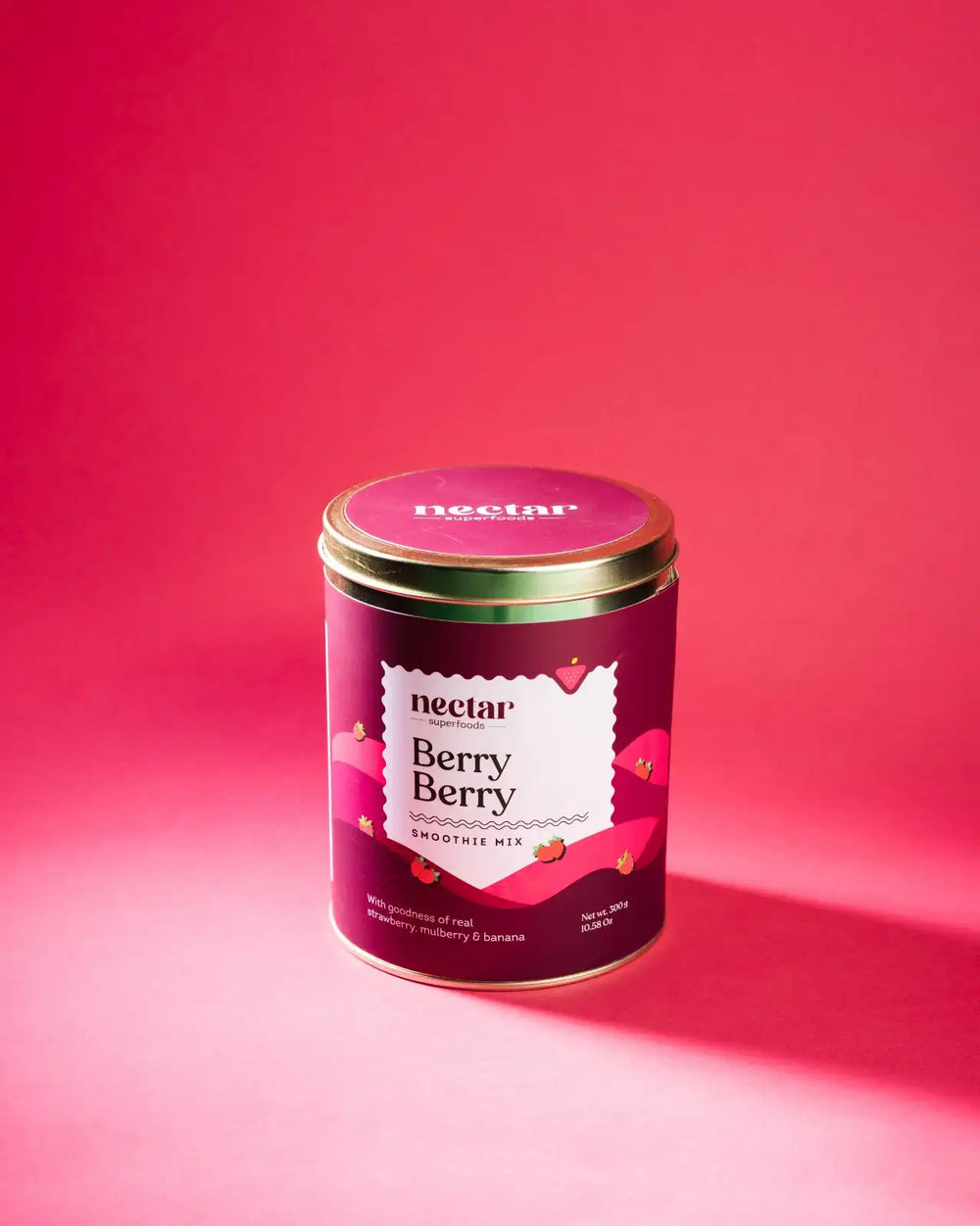 NECTAR SUPERFOODS- FREEZE DRIED BERRY BERRY SMOOTHIE MIX -300 GM PACK-PACK OF 1 UNIT - EarthBased 