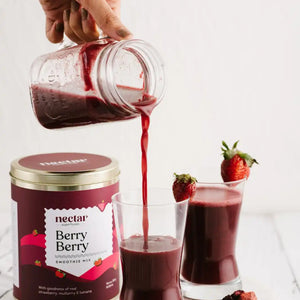 NECTAR SUPERFOODS- FREEZE DRIED BERRY BERRY SMOOTHIE MIX -300 GM PACK-PACK OF 1 UNIT - EarthBased 