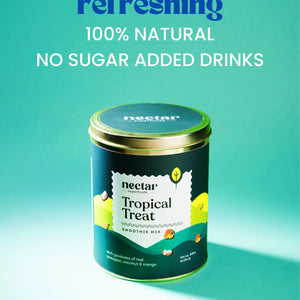 NECTAR SUPERFOODS- FREEZE DRIED TROPICAL TREAT SMOOTHIE MIX -300 GM PACK- PACK OF 1 UNIT - EarthBased 